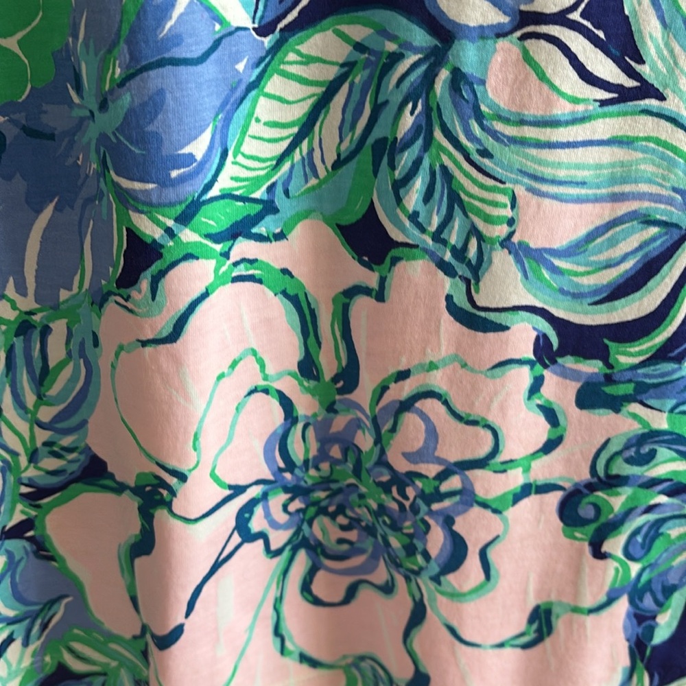 Lilly Pulitzer Marah Floral Short Sleeve Dress - Picture 9 of 11